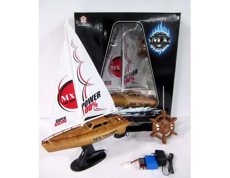 仿木四通遥控帆船包电 MX-0005-2